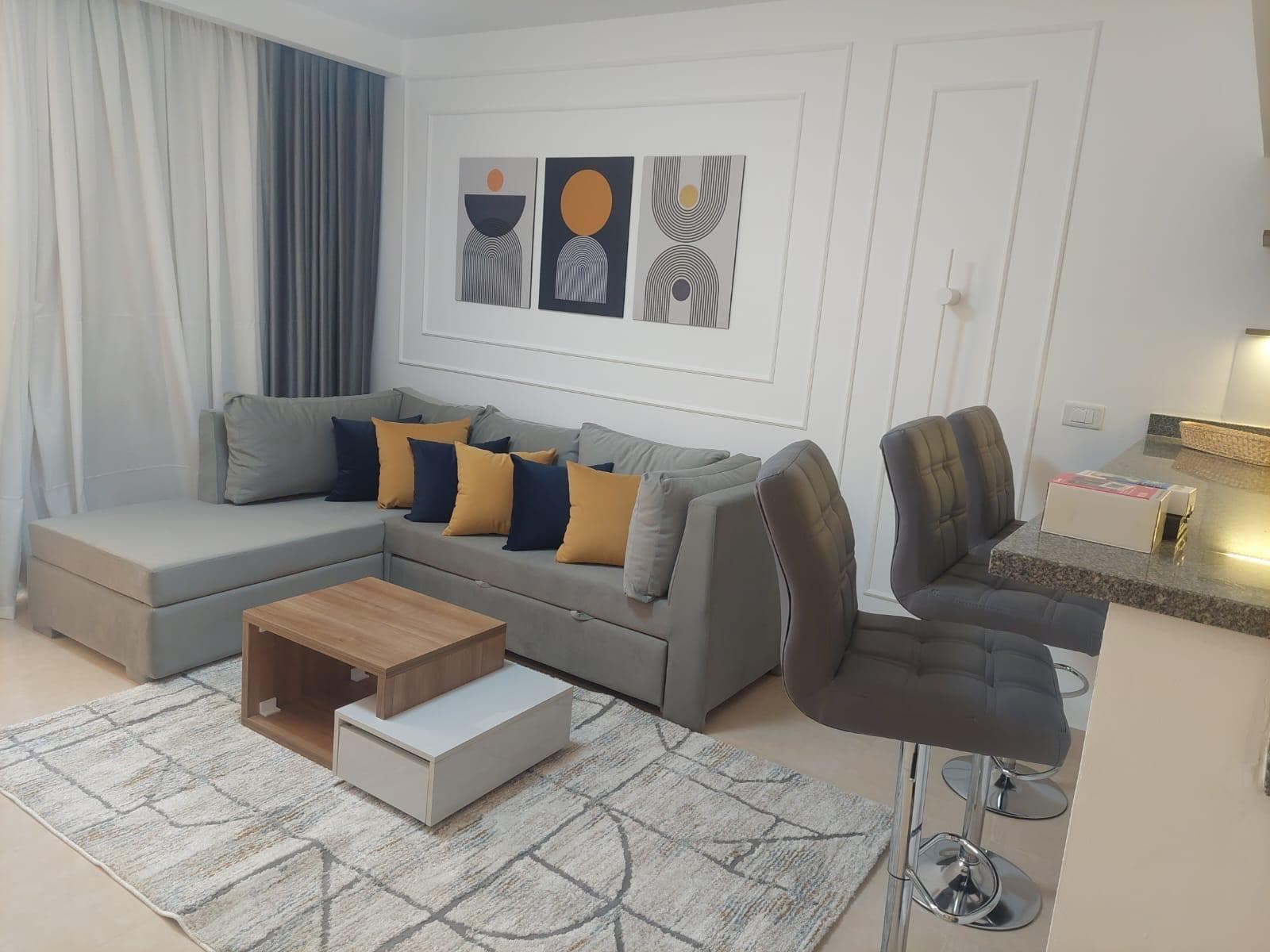 Obývací pokoj – Mamsha Apartmán